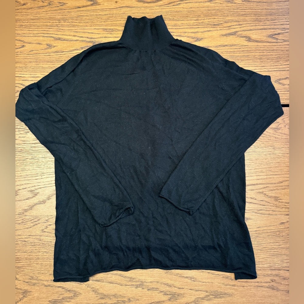 Zara Knits Open Back Turtle Neck